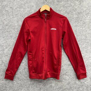 Adidas Activewear Women's Workout Running, Full Zip Sweater, Red, Size S